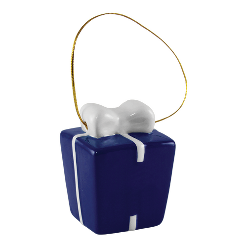 Gift Box 3D Ceramic Ornament-11014-01