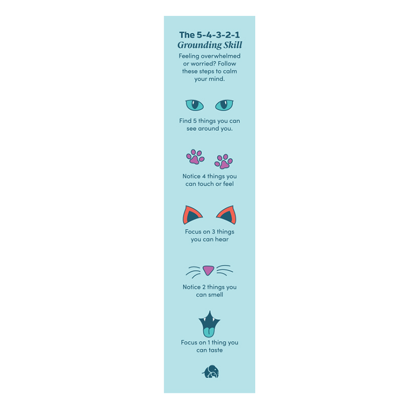 Grounding Skill 'Cat' Version Bookmark (Pack of 50) item