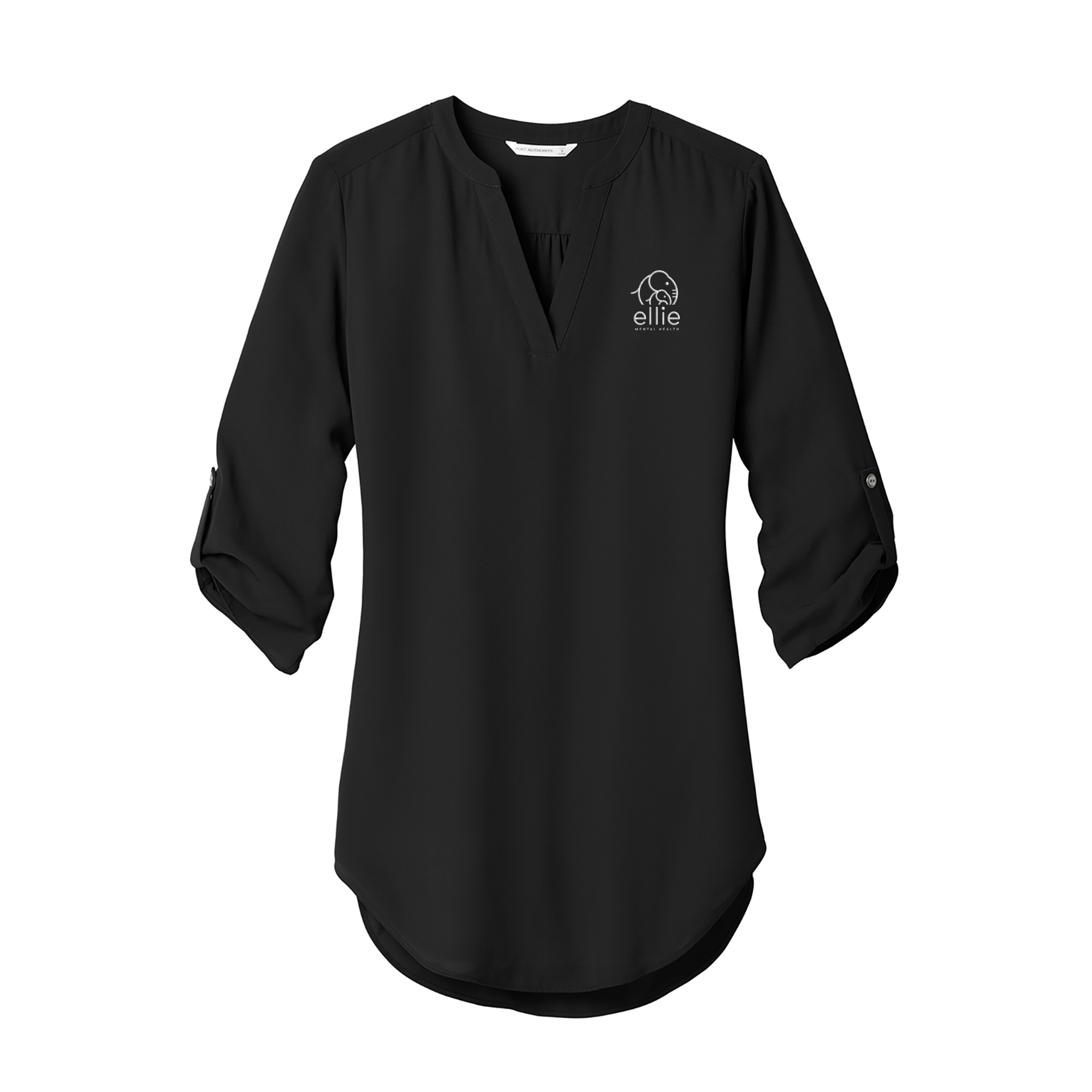 3/4 Sleeve Tunic Blouse by Port Authority