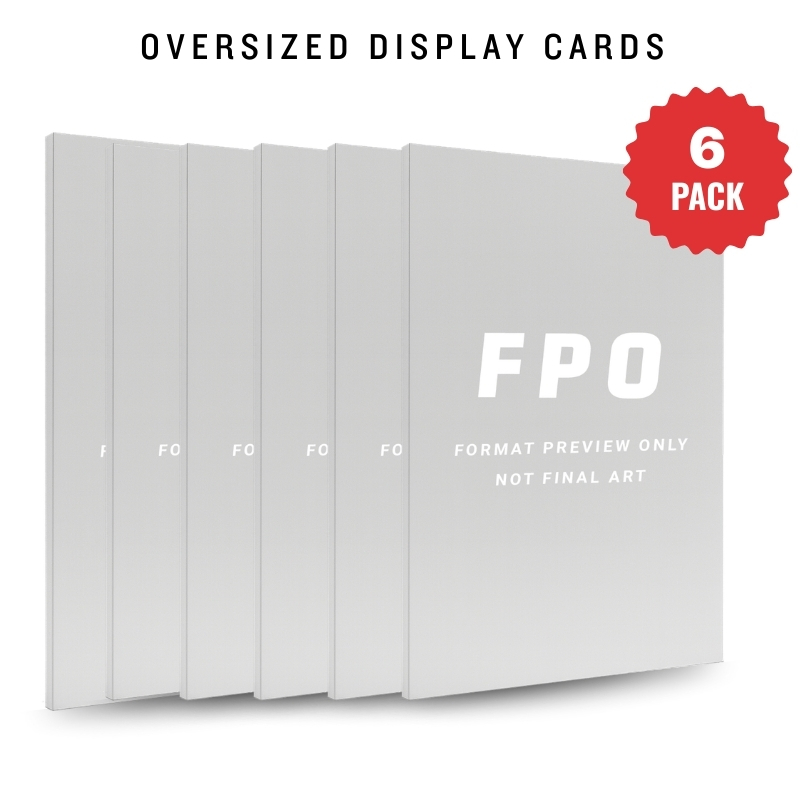 Oversized Display Card - 5 - pack Athlete Set (20&rdquo; x 28&rdquo;)