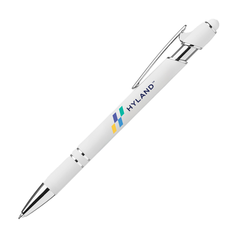 Hyland White Metal Pen