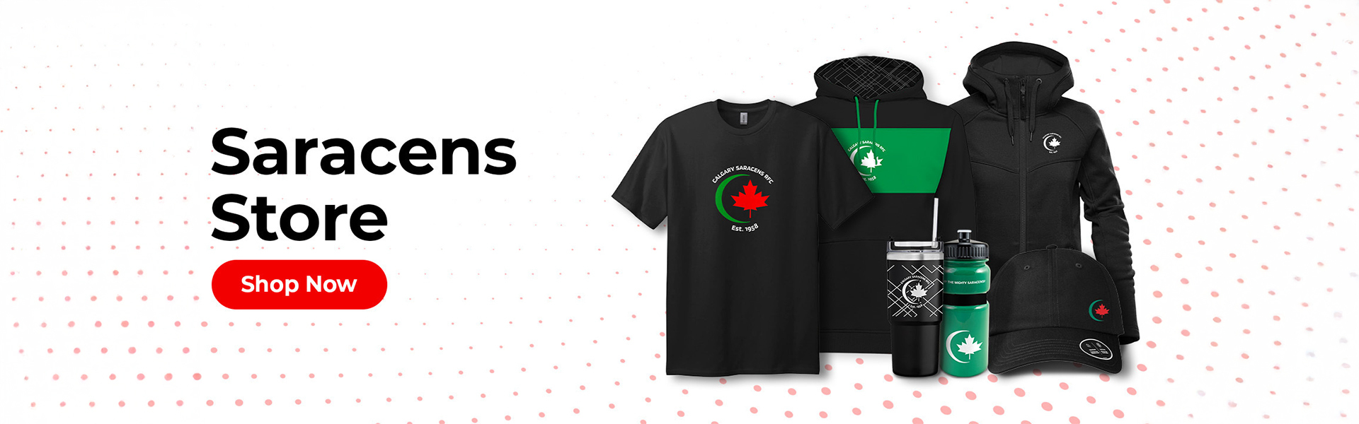 Saracens Store Banner
