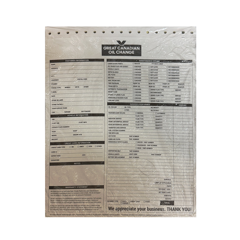 GCOC Manual Invoice