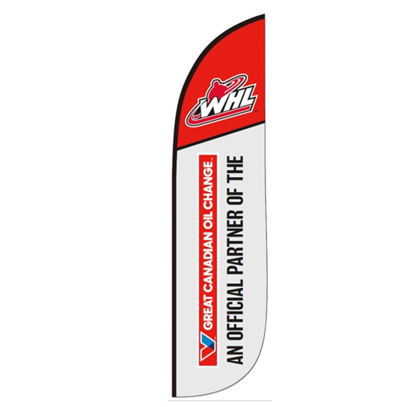 Feather Flag - GCOC Official Partner Of WHL